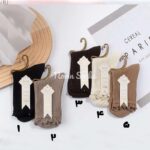 جوراب ساقدار لبه دانتل طرح سرو - تصویر 3