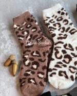 جوراب ساقدار حوله ای پلنگی - تصویر 2