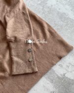 بلوز ریز بافت سه دکمه ( سایز XL ) - تصویر 2