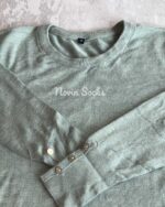 بلوز ریز بافت سه دکمه ( سایز XL ) - تصویر 4