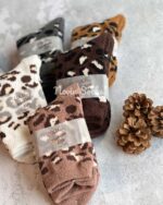 جوراب ساقدار حوله ای پلنگی - تصویر 4