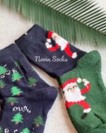 جوراب ساقدار حوله ای بابانوئل - تصویر 5