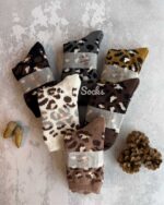 جوراب ساقدار حوله ای پلنگی - تصویر 5