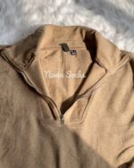 دورس زیپ دار قهوه ای - تصویر 4