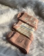 جوراب ساقدار بوکله خرگوش صورتی - تصویر 3