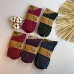 جوراب ساقدار پشمی طرح راش - تصویر 3