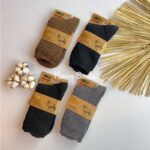 جوراب ساقدار پشمی طرح راش - تصویر 6