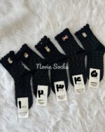 جوراب نیم ساق گلدوزی خرگوشی - تصویر 6