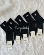 جوراب نیم ساق گلدوزی خرگوشی - تصویر 2