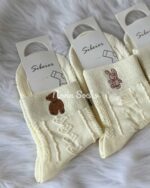 جوراب نیم ساق گلدوزی خرسی - تصویر 12