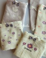 شورت شکوفه بنفش (مناسب سایز 38 الی 42) - تصویر 4