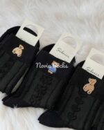 جوراب نیم ساق گلدوزی خرسی - تصویر 8