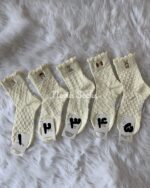 جوراب نیم ساق گلدوزی خرگوشی - تصویر 8