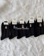 جوراب نیم ساق گلدوزی خرسی - تصویر 10