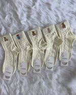 جوراب نیم ساق گلدوزی خرسی - تصویر 11