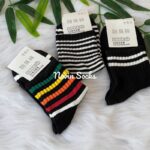 جوراب نیم ساق اسپورت رنگین کمونی - تصویر 3