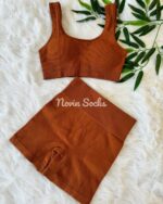 ست نیم تنه شلوارک لاله - تصویر 5