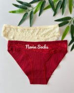 شورت کبریتی ریز لبه گیپور (سایز 34) - تصویر 4