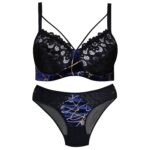 ست شورت و سوتین  مخملی رعدوبرقی 102047 سایز90 - تصویر 11