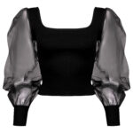 کراپ آستین توری 10418 (سایز 36و38) - تصویر 2