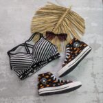 نیم تنه راه راه باابرنازک 103521