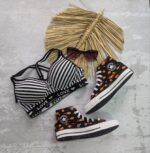 نیم تنه راه راه باابرنازک 103521