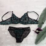 ست شورت و سوتین  مخملی رعدوبرقی 102047 سایز90 - تصویر 4