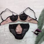 ست شورت و سوتین  مخملی رعدوبرقی 102047 سایز90 - تصویر 6