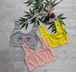 نیم تنه دخترانه بدون پد 104597(طرح و رنگ رندوم) - تصویر 2