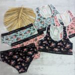 ست نیم تنه و شورت گلریز 109113 سایز L  مناسب 36و38و40 - تصویر 3