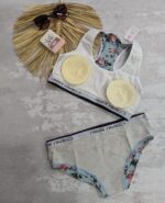 ست نیم تنه و شورت گلریز 109113 سایز L  مناسب 36و38و40 - تصویر 5