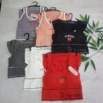 ست نیم تنه و شورت FASHION کد 104620 (محصول لک دارد)