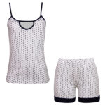 ست تاپ وشلوارک گلدار کد 109184 - تصویر 7