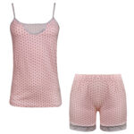 ست تاپ وشلوارک گلدار کد 109184 - تصویر 3