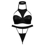 ست شورت و سوتین فنردار اسفنجی چرمی 10883 (سایز 90) - تصویر 3