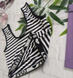 نیم تنه بدون پد راه راه 104776  مناسب 38-42 - تصویر 2