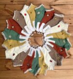 جوراب مچی لبه گیپور میوه ای 1027