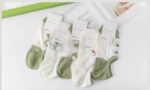 جوراب زیرقوزکی شیشه ای گل سبز 1033