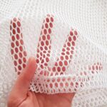 کراپ تاپ توری سفید 105279 (مناسب 36تا42) - تصویر 2