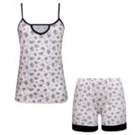 ست تاپ وشلوارک گلدار کد 109184