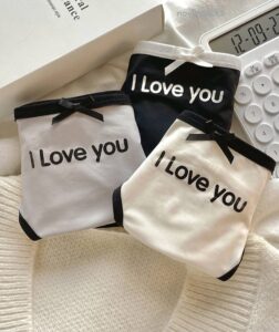شورت I LOVE YOU کد1013(مناسب 34 تا 40) - تصویر 2