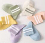 جوراب 2خط رنگی 1101 - تصویر 2