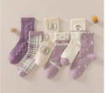 جوراب خرگوش بنفش 1103 - تصویر 3