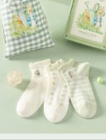 جوراب مچی خرگوش سبز1109 - تصویر 3