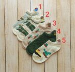 جوراب مچی با گلدوزی کاکتوس 1120 - تصویر 2