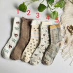 جوراب ساقدار جنگل و خرس 1128 - تصویر 2