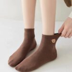 جوراب نیم ساق گلدوزی تدی 1167 - تصویر 3