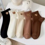 جوراب نیم ساق گلدوزی تدی 1167 - تصویر 4