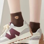 جوراب نیم ساق گلدوزی تدی 1167 - تصویر 2