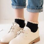 جوراب مچی لبه دانتل1177 وارداتی